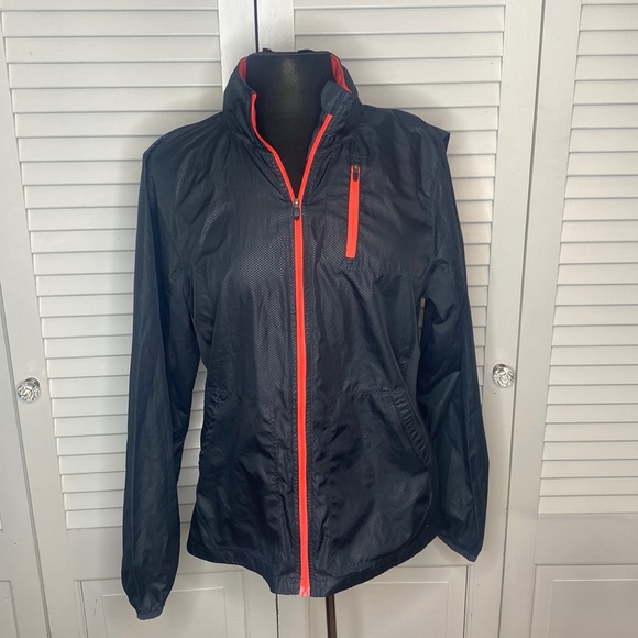 Danskin Now Jackets & Blazers - Danskin Now Gray and Pink Athletic Jacket Size L (12/14)